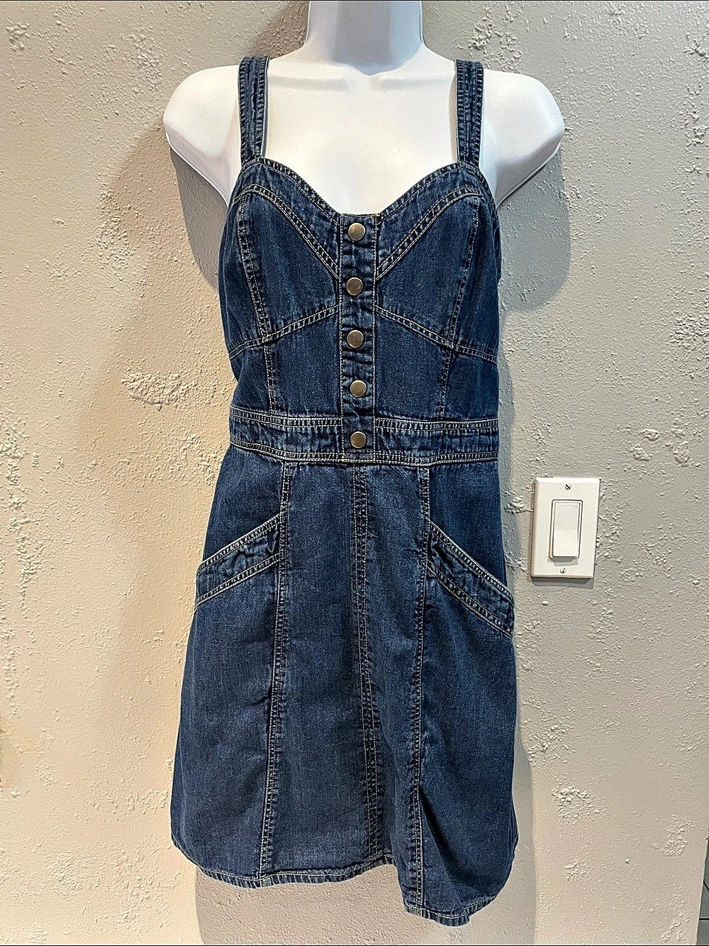 Mudd Denim Mini Dress Size Medium Like New
